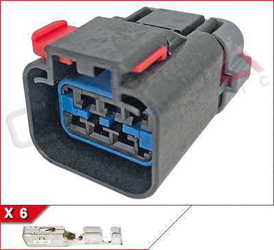 54200608 (Aptiv p/n: 15419838) - FCI (Delphi/Aptiv) | APEX.28-6S-A