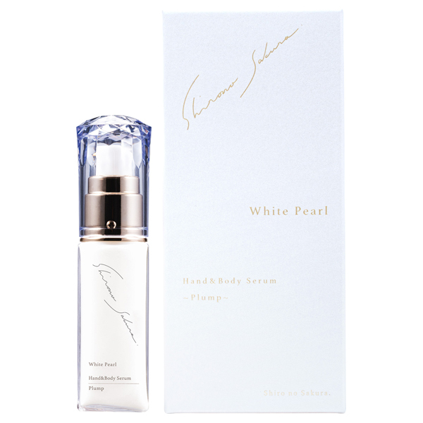 White Pearl Hand&Body Serum [Plump] ～朝顔～ / シロノサクラ