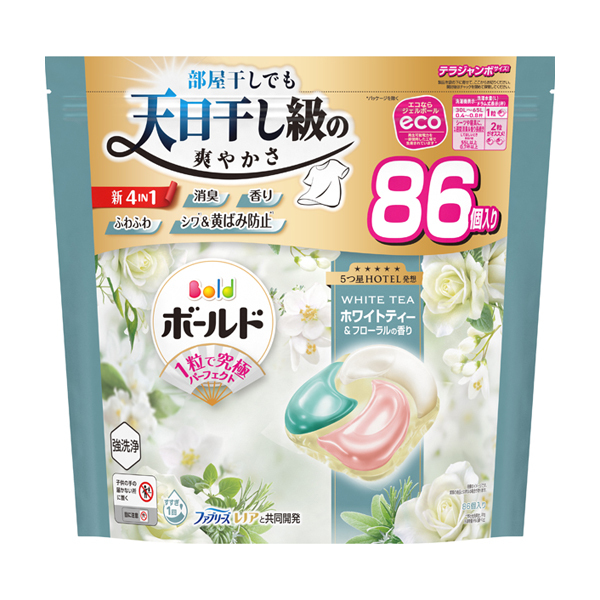 洗濯洗剤 ジェルボール 4in1 / ボールド(洗濯用洗剤, 日用品・雑貨)の