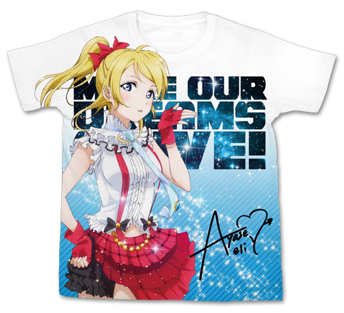 絢瀬絵里フルグラフィックTシャツ [ラブライブ！] | 公式キャラクター