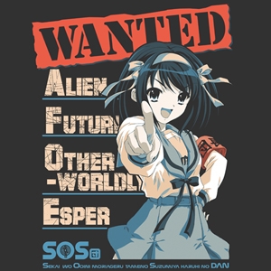 涼宮ハルヒ Tシャツ [涼宮ハルヒの憂鬱] | 二次元キャラクター公式