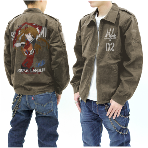 ☆限定☆式波・アスカ・ラングレー刺繍ツアージャケット [EVANGELION