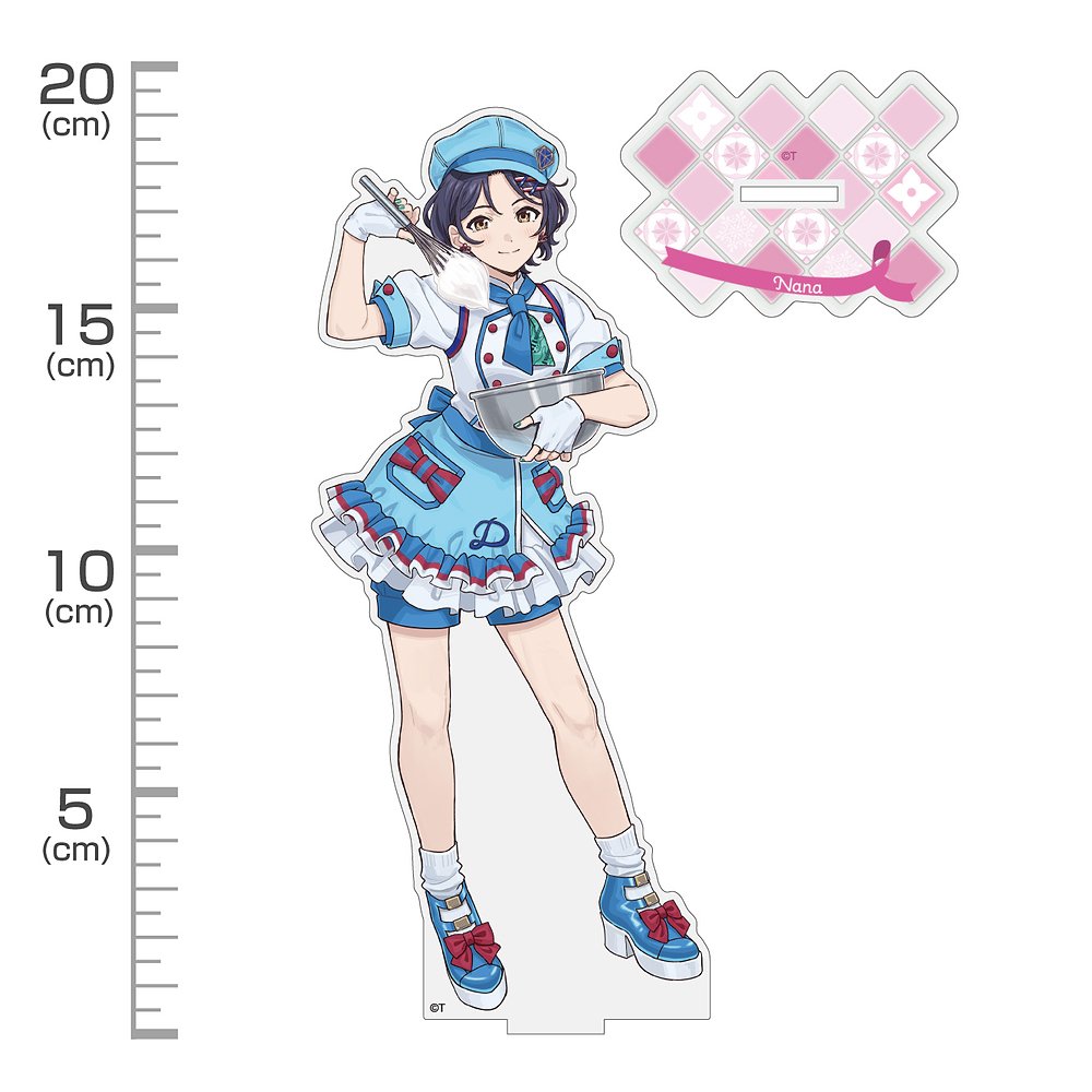 描き下ろし ナナ アクリルスタンド（大） パティシエVer. [ガールズ