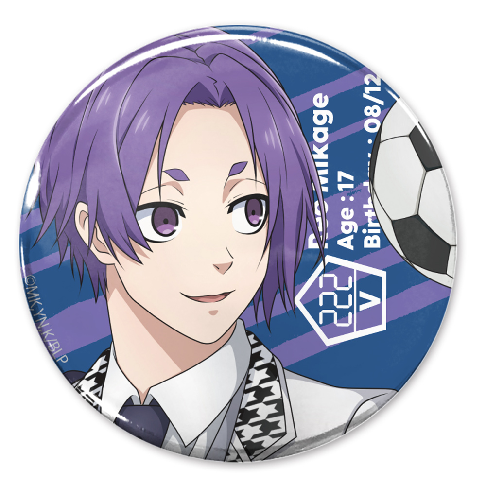 御影玲王 三越・伊勢丹 ブルーロック 缶バッジ 描き下ろし 御影玲王 缶