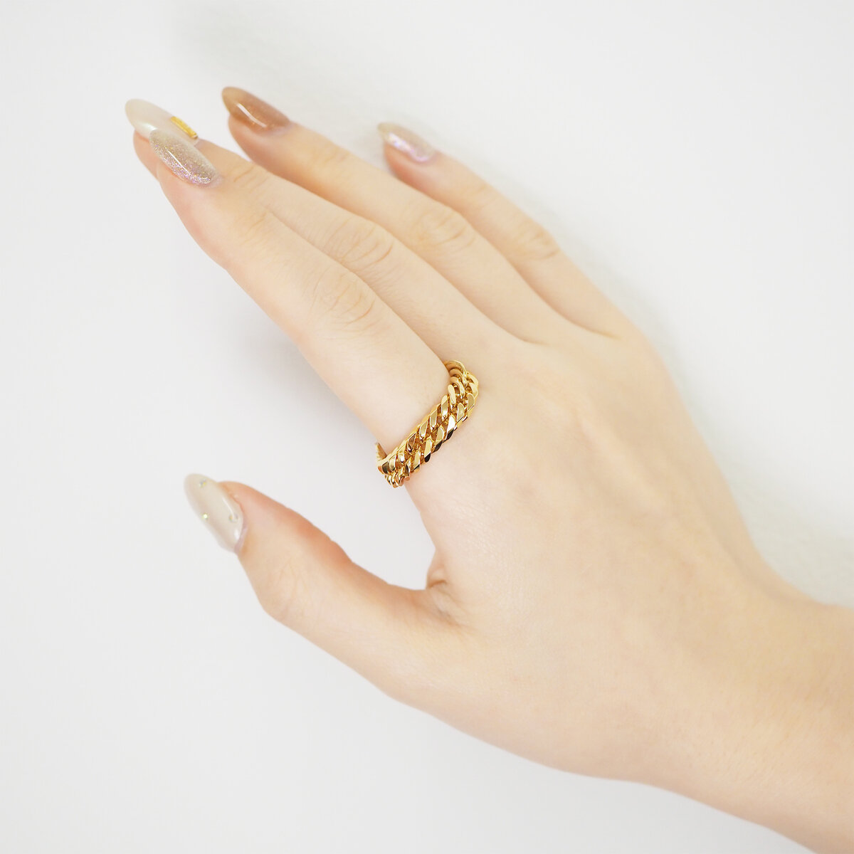 K18 6面ダブル喜平リング 6.0mm幅 23号 | Costco Japan