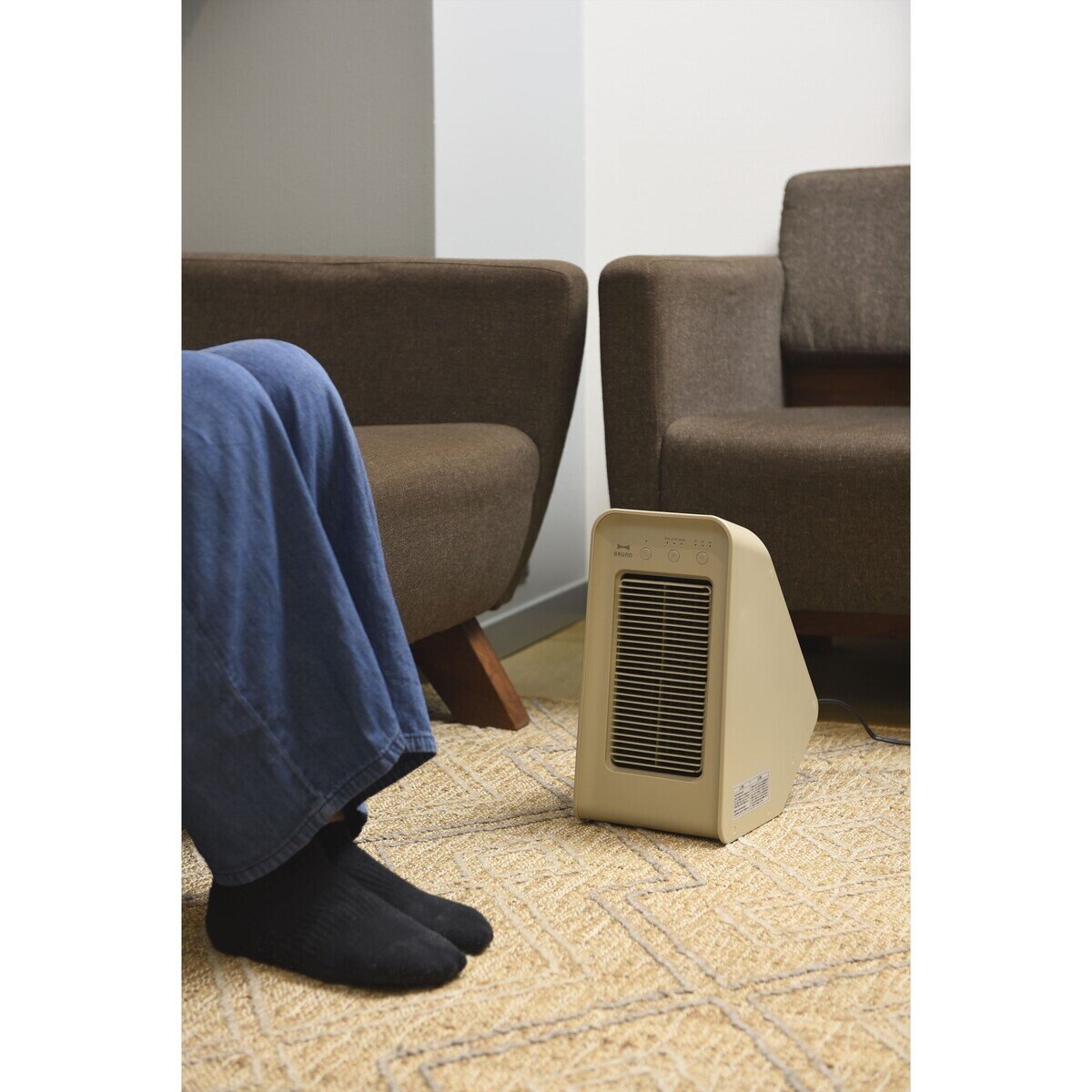 BRUNO 2アングル セラミックファンヒーター グレージュ | Costco Japan