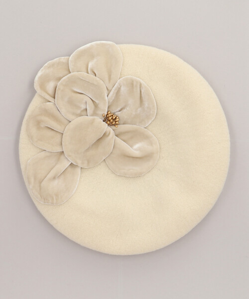 花びらベレー(ONESIZE MOCHA): ベレー帽子通販｜CA4LA公式