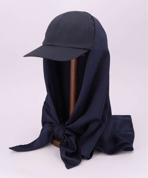 TAARR スカーフキャップ ネイビー TAARR スカーフキャップ ネイビー
