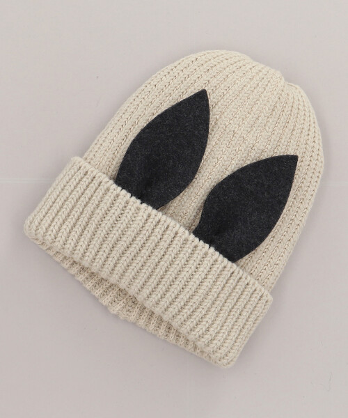 KIDS eLfinFolk x CA4LA BEAST BEANIEⅡ(54 OFF WHITE): ニット