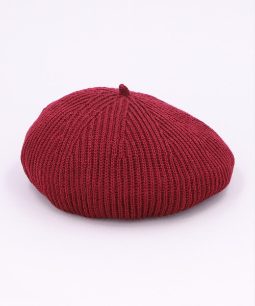 YASHIKI x CA4LA YUKITSURI BERET(ONESIZE WINE RED): ベレー帽子通販