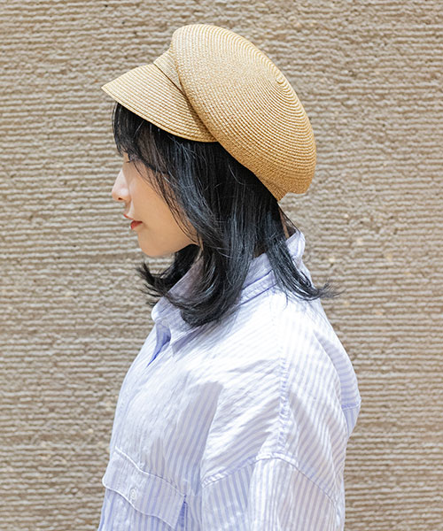 カシラ 大人気YouTuberさん着用 アシンメトリーキャスケット カシラ