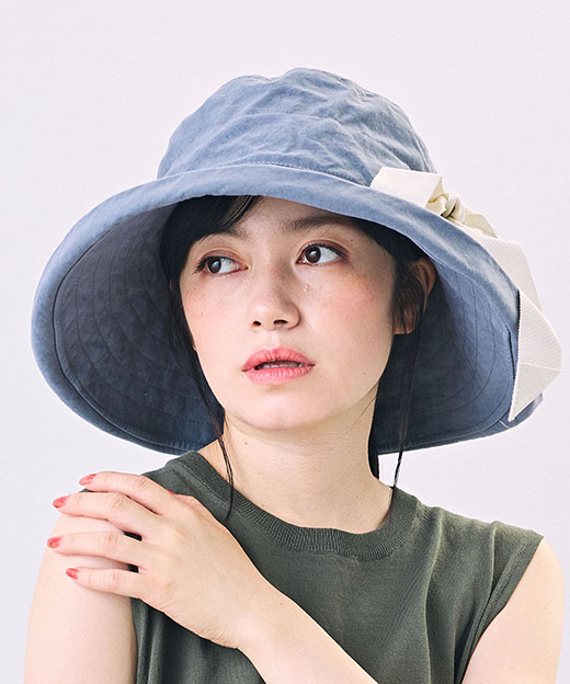LAUNDRY RIBBON M2(ONESIZE BLUE): ハット帽子通販｜CA4LA公式