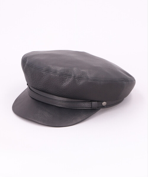 LM ALL LEATHER MARIN(ONESIZE BLACK): キャスケット帽子通販｜CA4LA公式