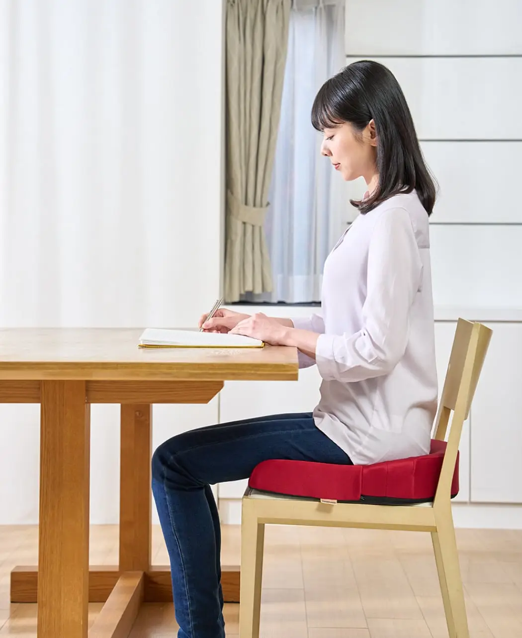 楽座椅子 通販生活 カタログハウス 新日本木工 2脚 セット 楽座椅子