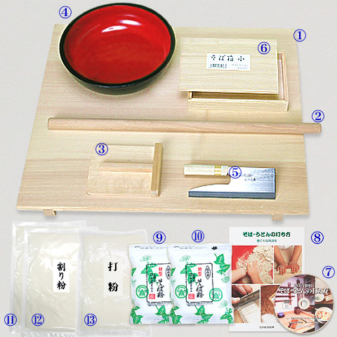 本格そば打ち13点セット そば打ち道具セット‐そば打ち道楽