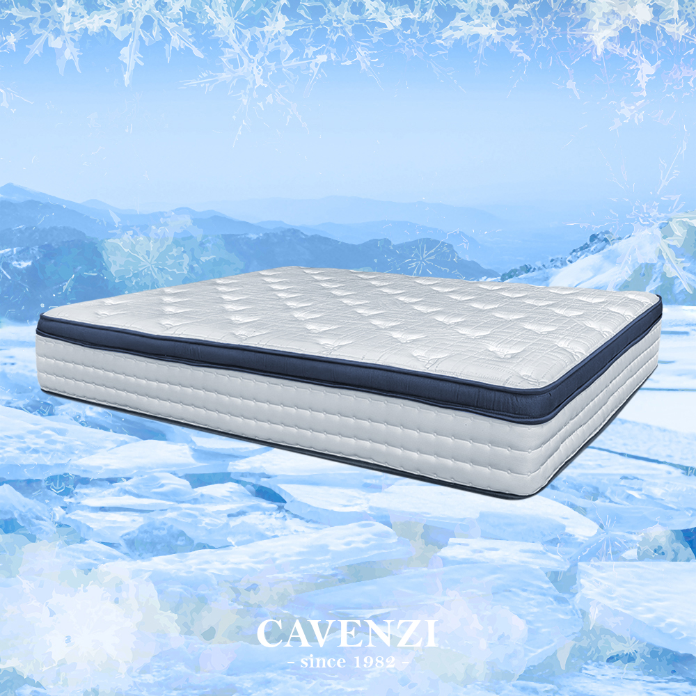 CLEARANCE} {NEW} ICE-COOL POCKETED SPRING MATTRESS – CAVENZI