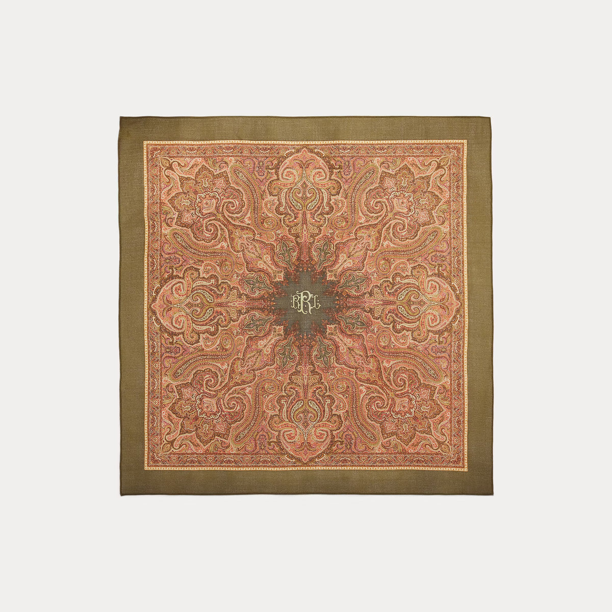 RRL Paisley Wool Gauze Scarf