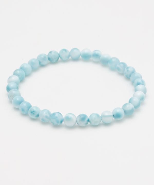 ラリマーブレスレット 6mm(ﾄﾞﾐﾆｶ共和国): 『岩座(いわくら)』公式通販