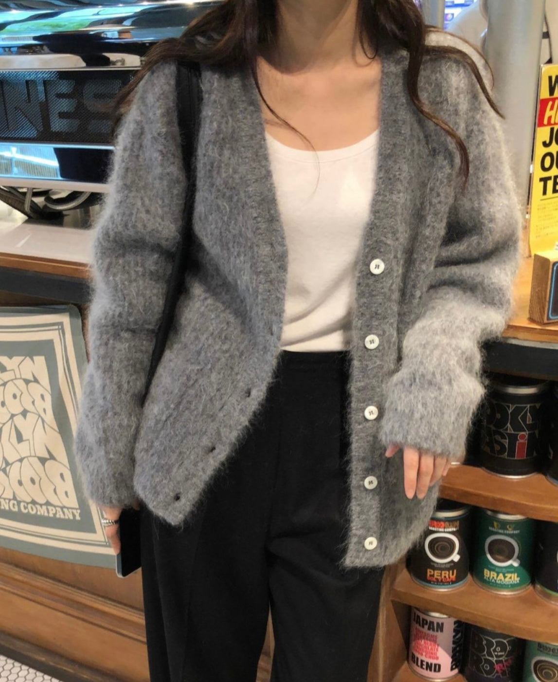 Hairy Alpaca Mohair Cardigan – CALI BLOSSOM