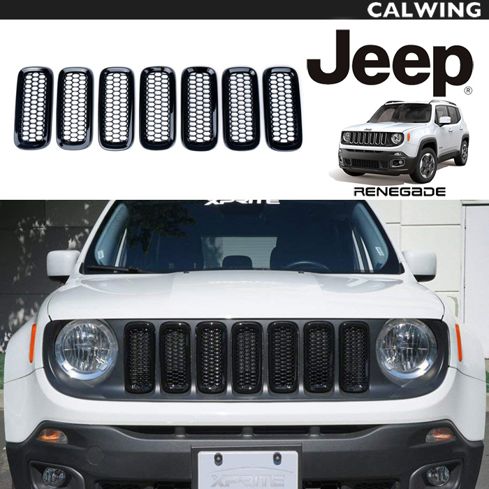 15y- レネゲード フロント グリル メッシュ インサート カバー セット