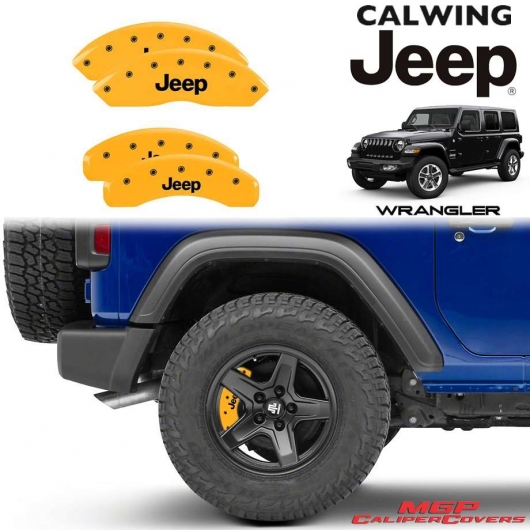 18y- ジープ ラングラー JL | ブレーキキャリパーカバー JEEPロゴ