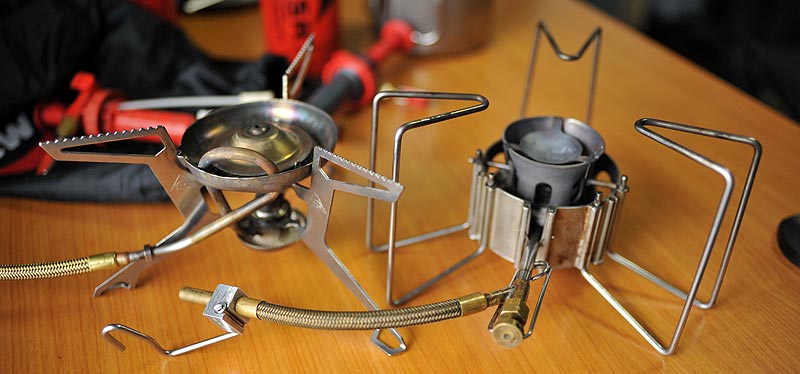 MSRのガソリンストーブ、ウィスパーライトインターナショナルと