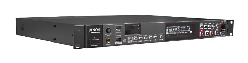 DENON DN-500R RECORDER SD, SDHC, USB, WAV, MP3, AES, S/PDIF