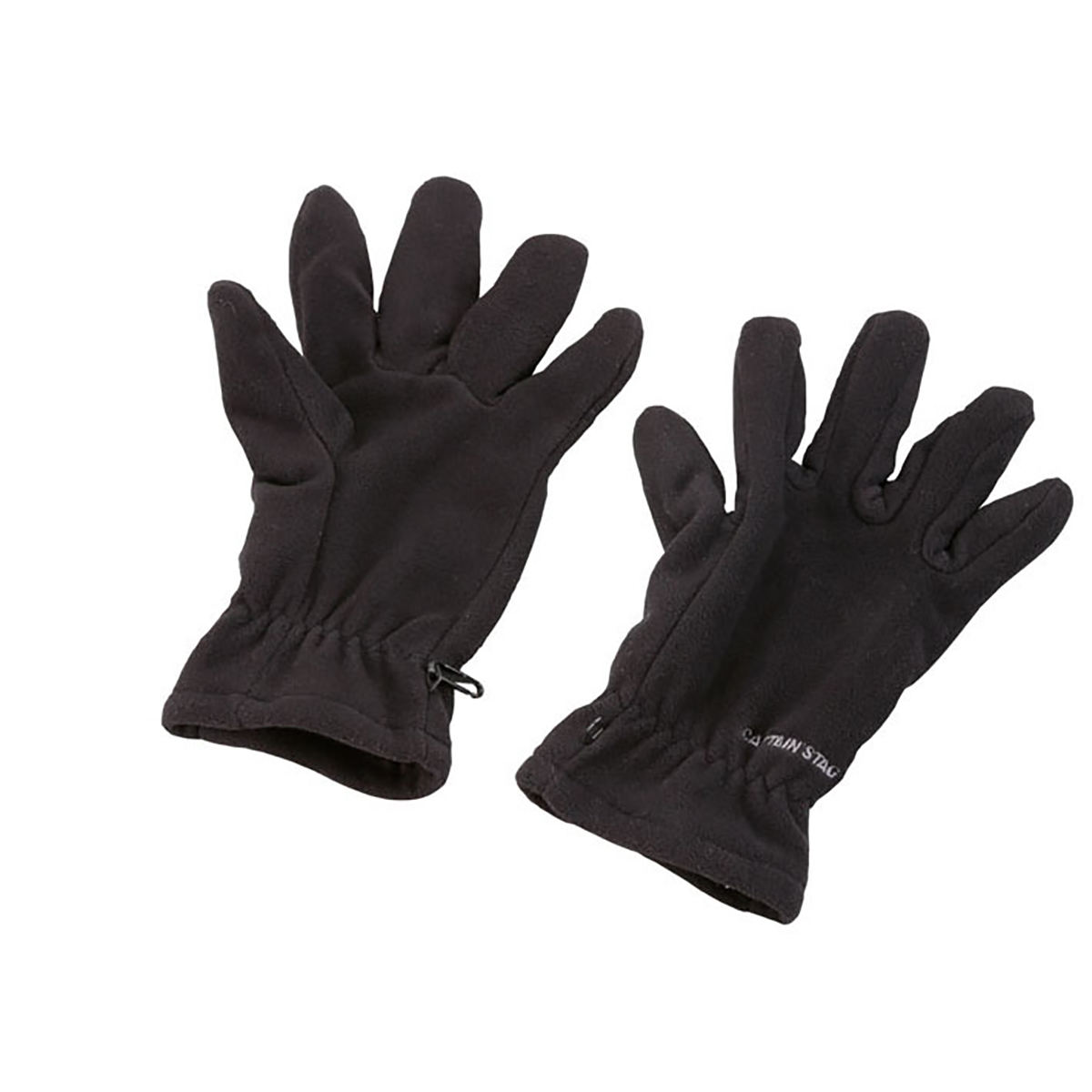 フリースグローブ メンズ(ブラック) - アウトドア・キャンプ用品
