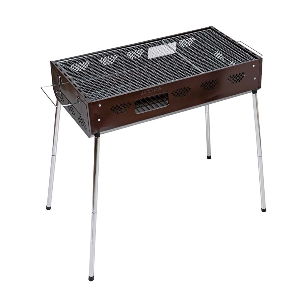 ファストBBQグリル ＜800＞(ブラウン) - アウトドア・キャンプ用品