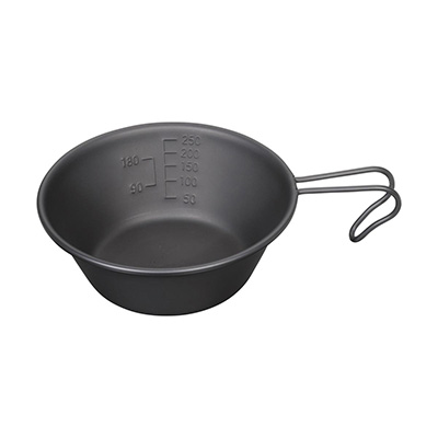 ステンレス カラーシェラカップ320ml（オキツモブラック