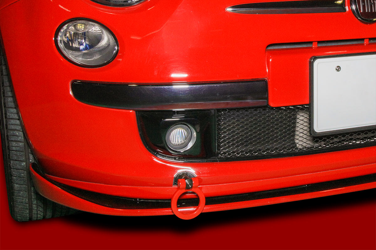 フィアット500/アバルト500 フリップアップトーイングフック フロント