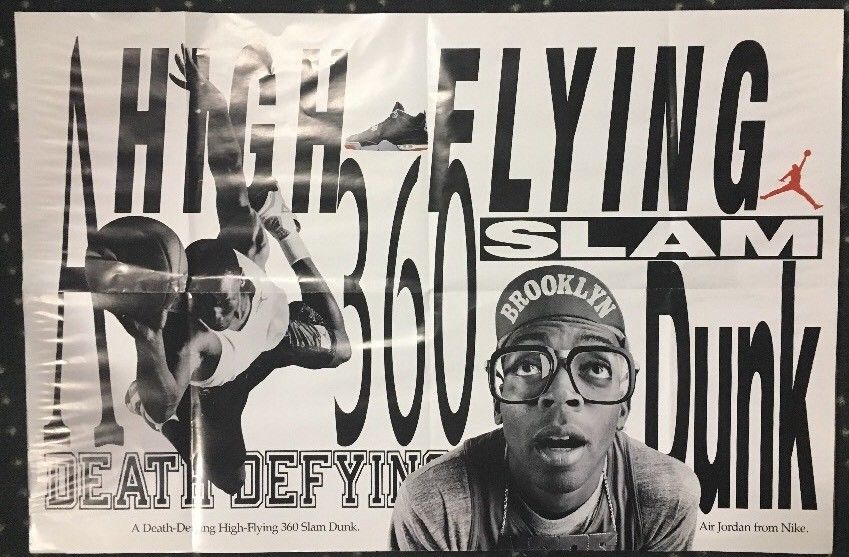 HIGH FLYING Death Defying Original NIKE Poster Michael Jordan