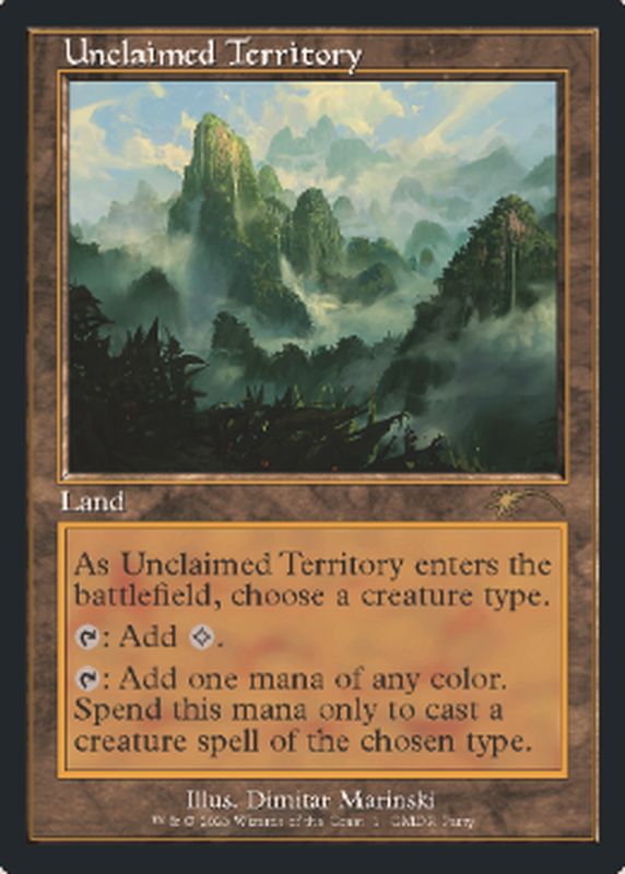 旧枠仕様)手付かずの領土/Unclaimed Territory《英語》【PRM】