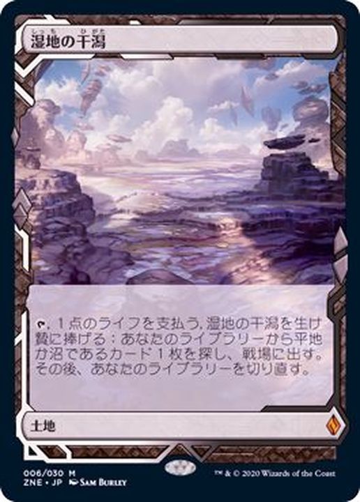 乾燥台地、湿地の干潟 計4枚セット 乾燥台地、湿地の干潟 計4枚セット