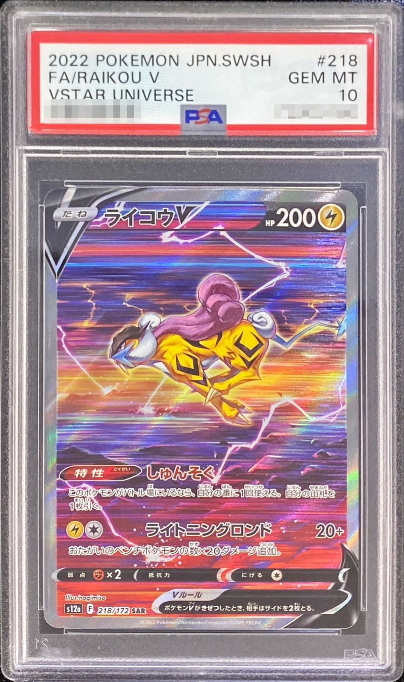 PSA10鑑定済〕ライコウV【SAR】{218/172}