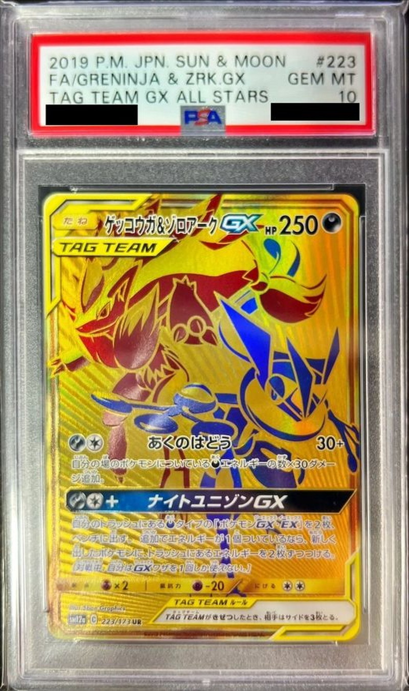 PSA10鑑定済〕ゲッコウガ＆ゾロアークGX【UR】{223/173}