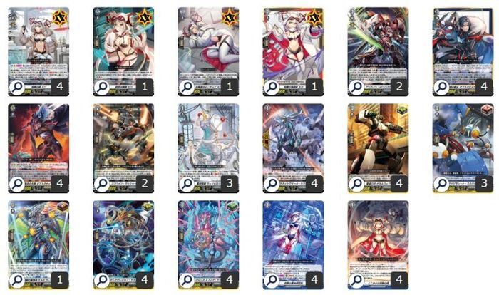 ヴァンガード エバ デッキ パーツ 27枚 ヴァンガード エバ デッキ