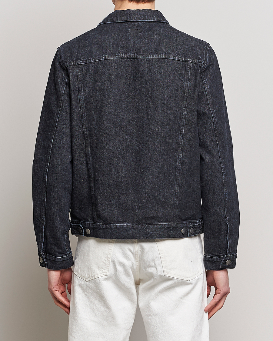 Nudie Jeans Robby Denim Jacket Le Black at CareOfCarl.com