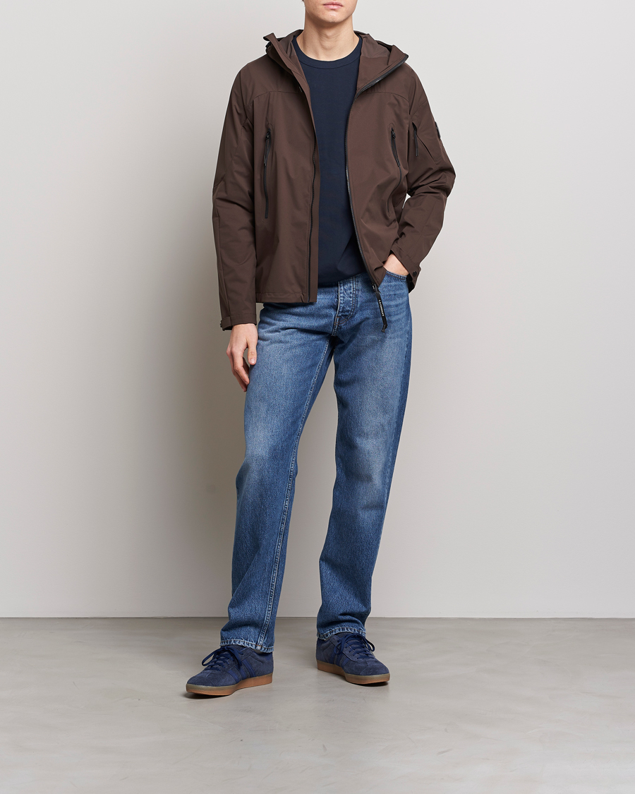 C.P. Company Pro-tek Hooded Lens Jacket Brown at CareOfCarl.com