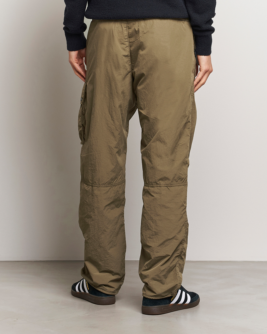 C.P. Company Flatt Nylon Cargo Pants Light Brown at CareOfCarl.com