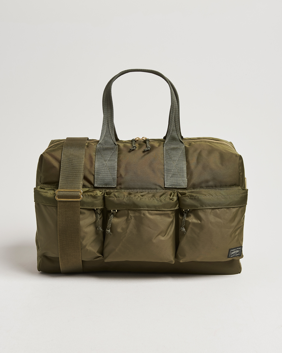 Porter-Yoshida & Co. Force 2Way Duffel Bag Olive Drab at