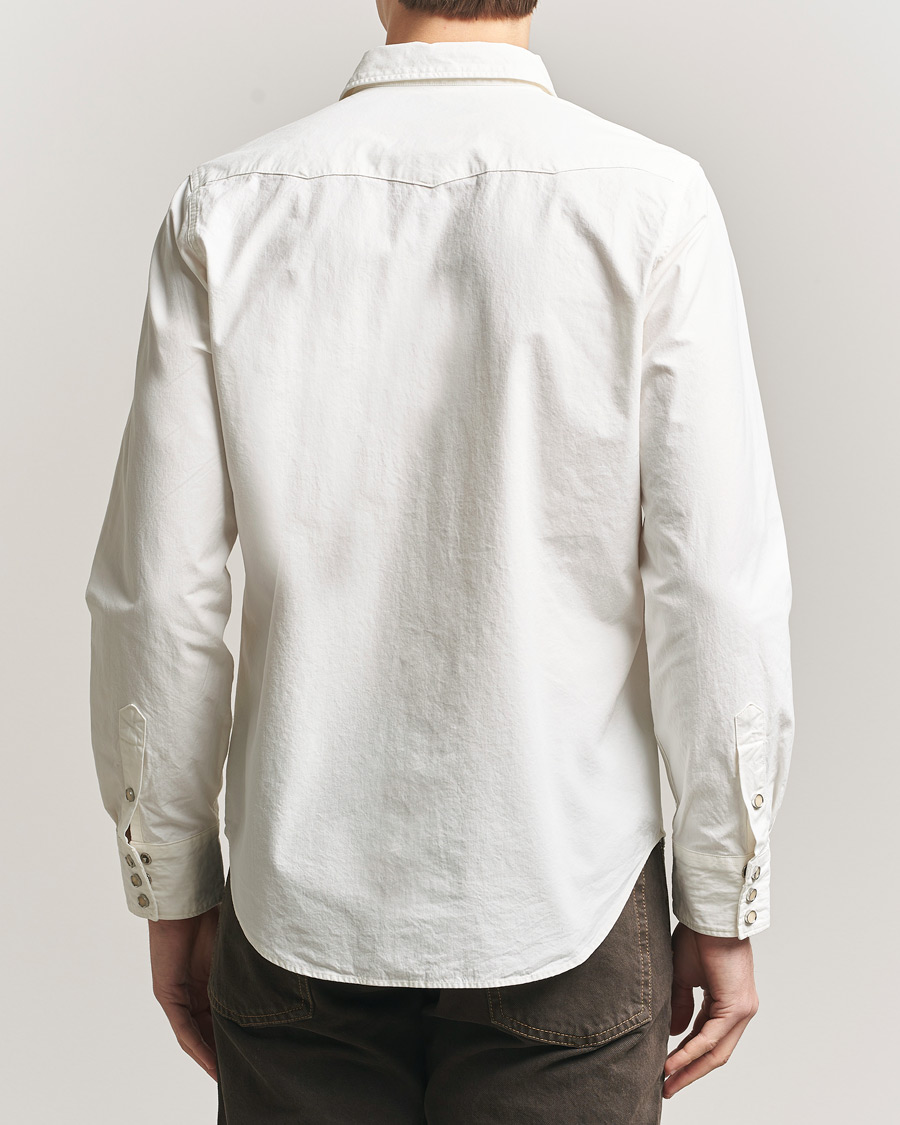 RRL Buffalo Western Shirt White at CareOfCarl.com