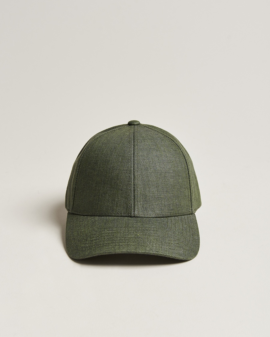 Stone Island Classic Cotton Cap Military Green at CareOfCarl.com
