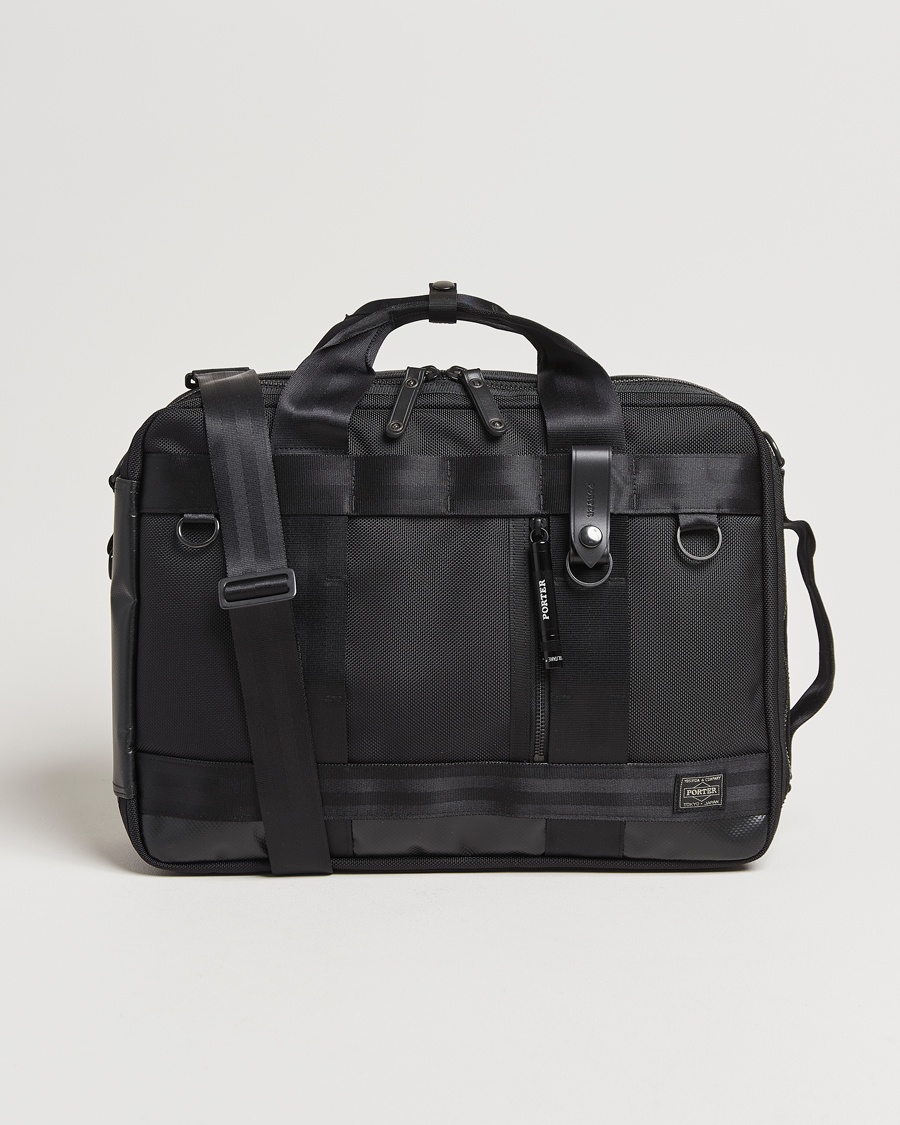 Porter-Yoshida & Co. Heat 2Way Briefcase Black at CareOfCarl.com