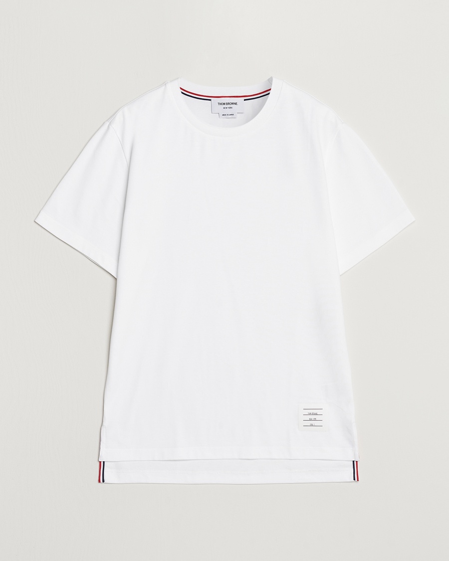 Brunello Cucinelli Short Sleeve Logo T-shirt White at CareOfCarl.com