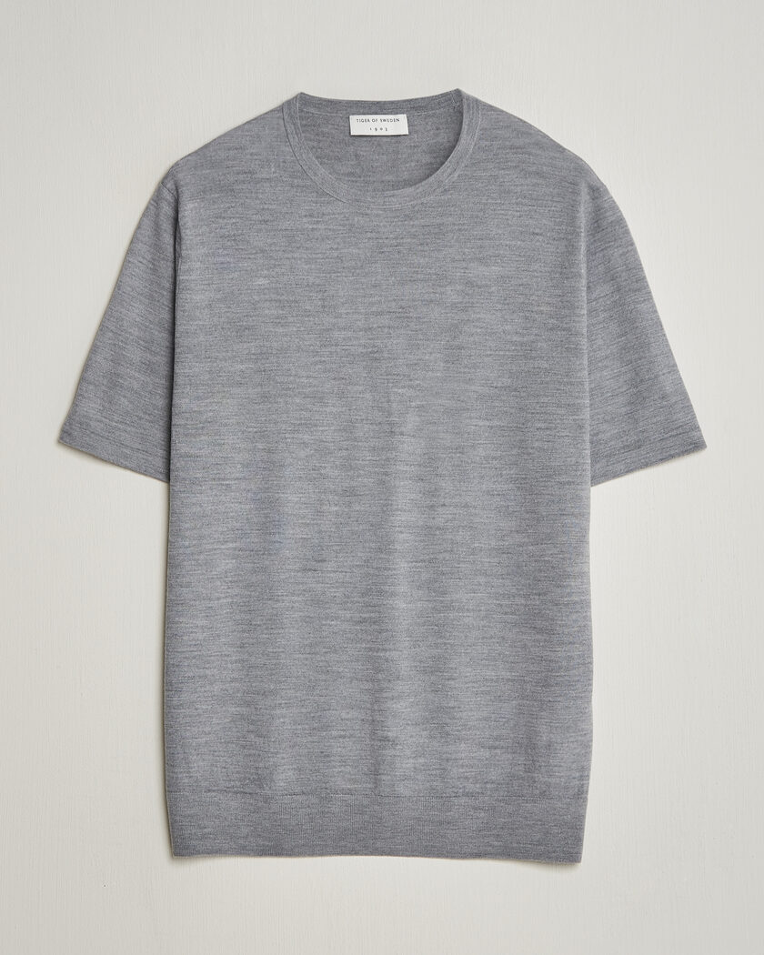 Arc'teryx Ionia Merino Wool Crew Neck T-Shirt Cloud at CareOfCarl.com