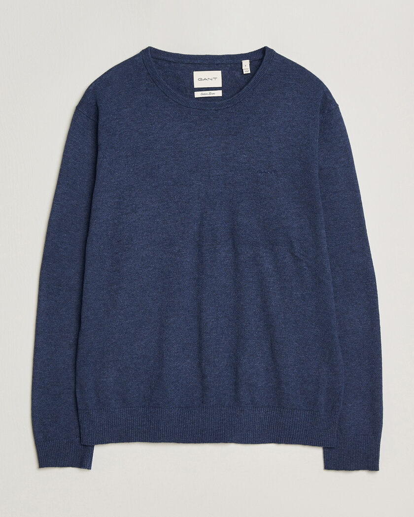 Les Deux Errol Cotton Rugby Knit Dark Navy at CareOfCarl.com