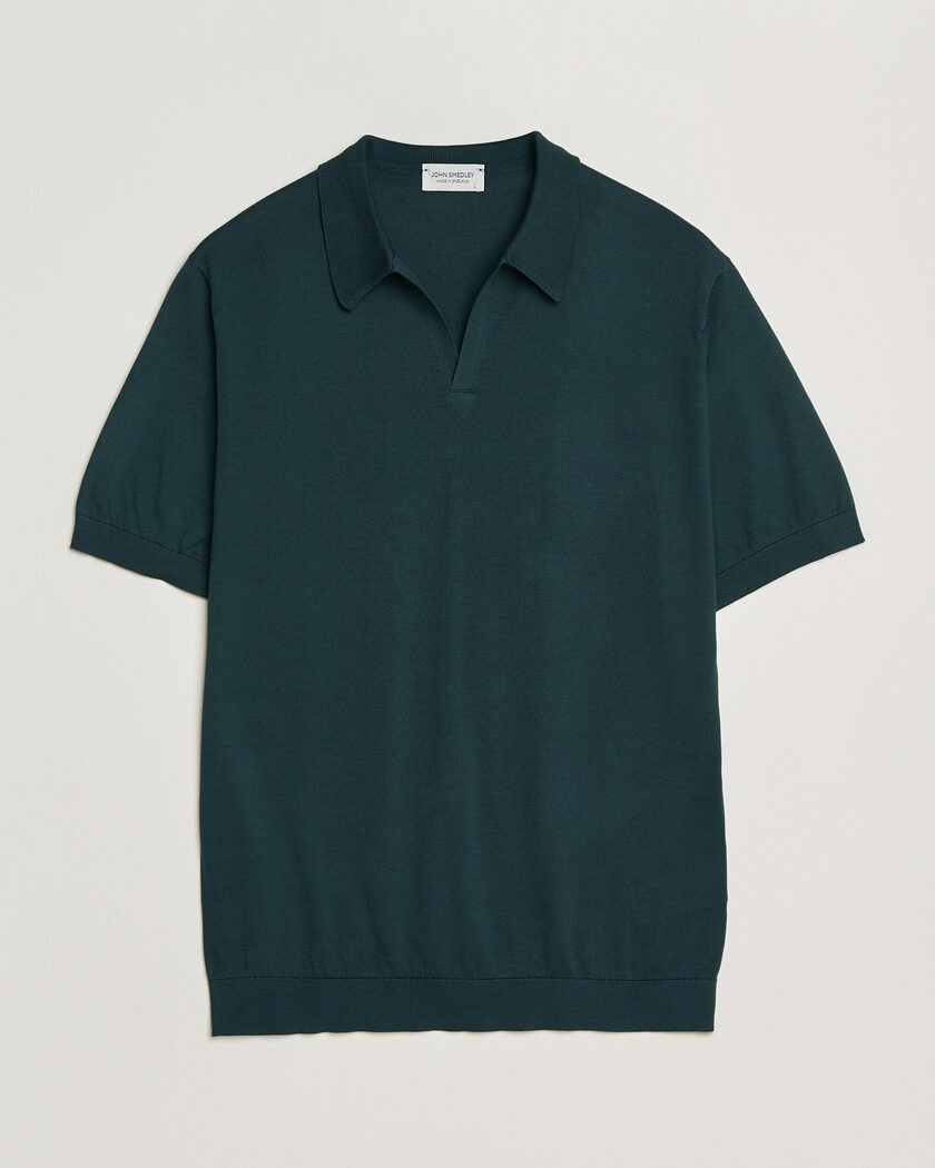 Zegna Short Sleeve Pocket Polo Teal at CareOfCarl.com