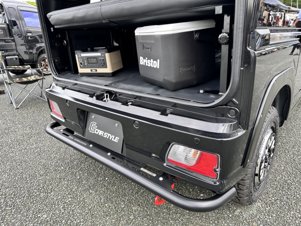 700系アトレー ハイゼットカーゴ デッキバン リアステップバンパー