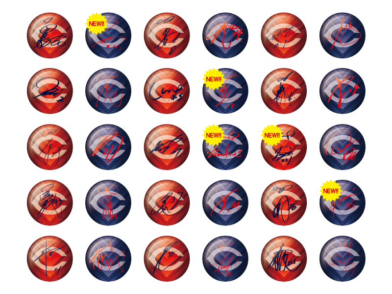 2021サインシリーズ（全30種）｜商品情報｜カープバッジ公式サイト